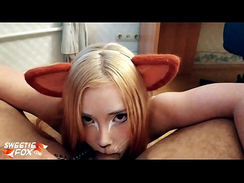 ❤️ Kitsune هن جي وات ۾ ڊڪ ۽ ڪم نگل ❤️❌ جنس